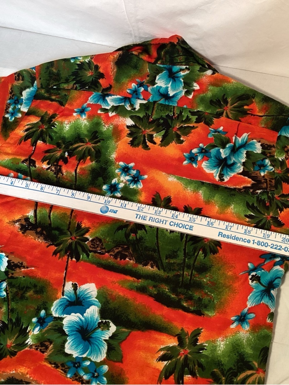 Vintage Hukilau Fashions Honolulu Men's Tropical Floral Hawaiian Camp Shirt - Picture 10 of 12